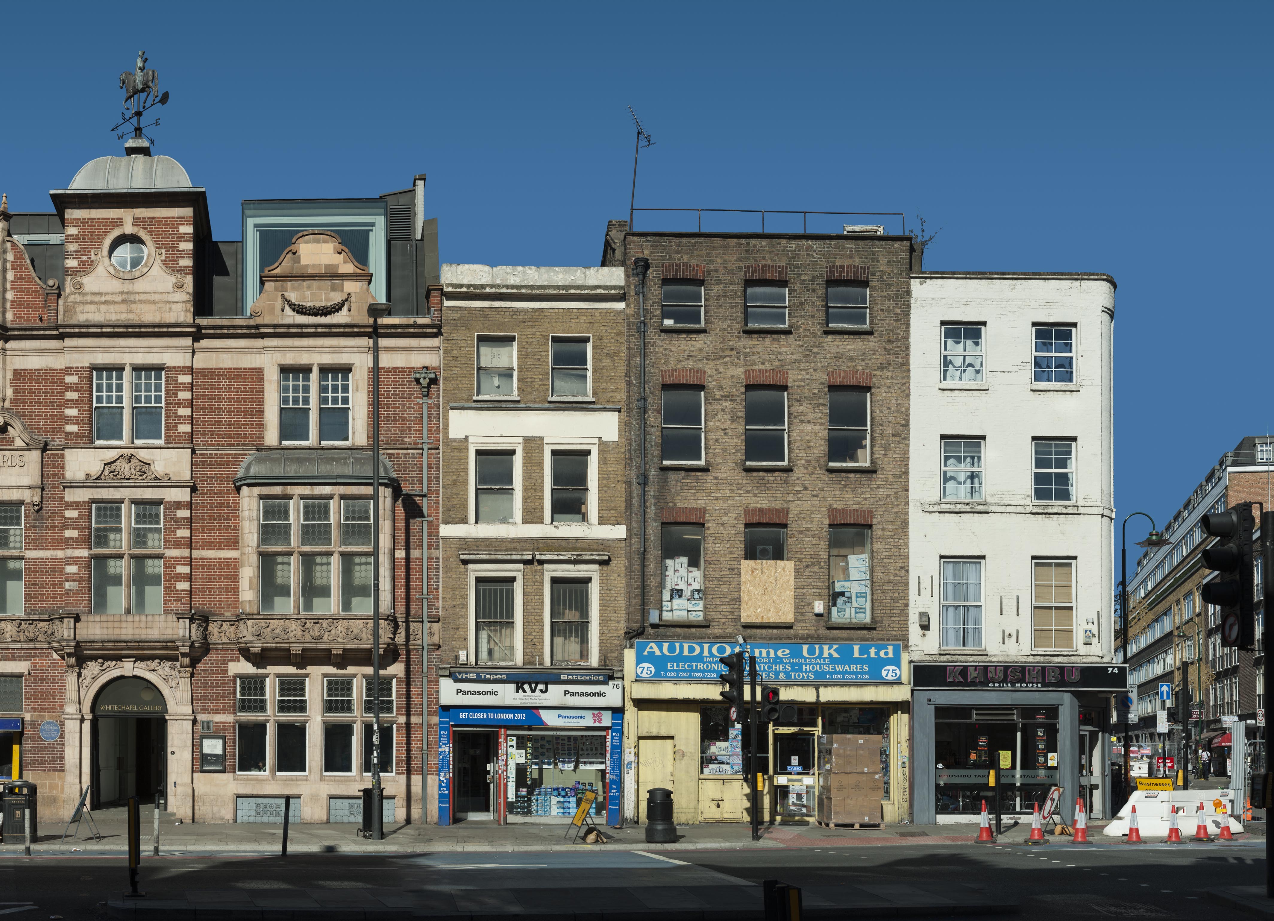 Survey of London 75 Whitechapel High Street
